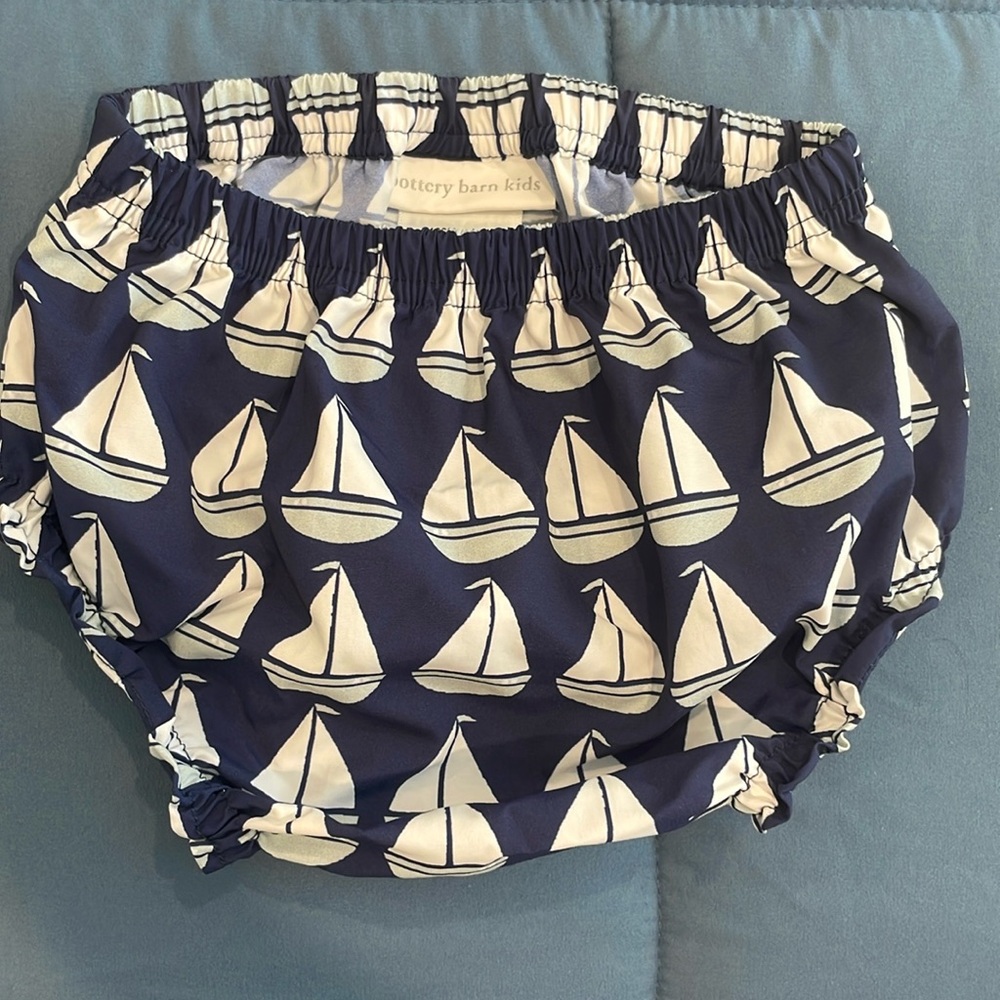 Pottery Barn Baby Boat Swim Diaper Cover 12-24 months